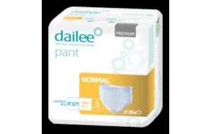 CUECA FRALDA DAILEE PATNS PREMIUM NORMAL T.S EMB.15 UNIDADES